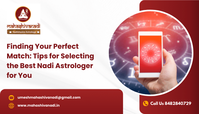 Finding Your Perfect Match: Tips for Selecting the Best Nadi Astrologer for You